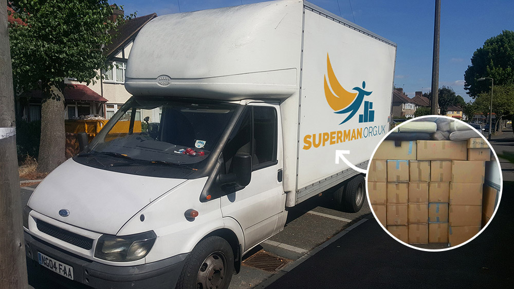 Removal Van Hire at Superman